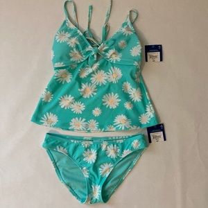Arizona Jeans girls fairly blue daisy bikini - S